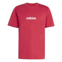 Koszulka Adidas Sport M Lin Sj T Dorośli. Czerwone t-shirty sportowe męskie Adidas, m, z bawełny, bez ramiączek, do biegania. Za 150.99 zł.