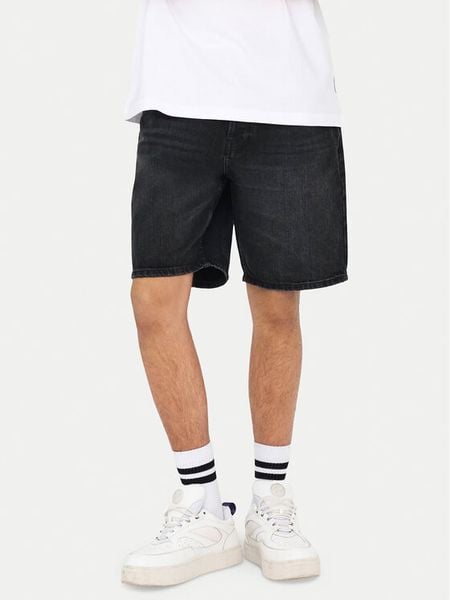 Only & Sons Szorty jeansowe Edge 22032047 Czarny Straight Fit. Czarne szorty męskie Only & Sons, bez wzorów, z bawełny. Za 179.99 zł.