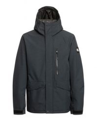 Kurtka do sportów zimowych męska MISSION SOLID. Szare kurtki męskie Quiksilver, m, bez wzorów, z materiału, klasyczne, bez kaptura. Za 979.00 zł.