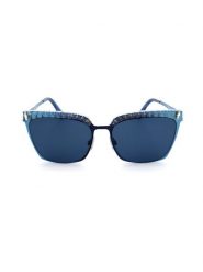 Swarovski Damskie okulary przeciwsłoneczne w kolorze niebieskim rozmiar: 55. Niebieskie okulary przeciwsłoneczne damskie Swarovski. Za 329.42 zł.
