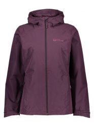Jack Wolfskin Kurtka przeciwdeszczowa "Besler" w kolorze fioletowym rozmiar: L. Różowe kurtki przeciwdeszczowe damskie Jack Wolfskin, l, bez kaptura. Za 297.26 zł.