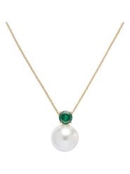 U.S. Polo Assn. Pozłacany naszyjnik z zawieszką - dł. 38 cm rozmiar: onesize. Białe naszyjniki damskie U.S. Polo Assn., metalowe. Za 86.99 zł.