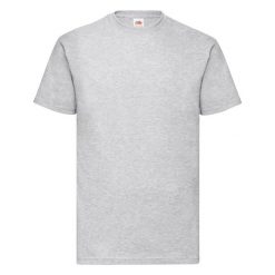 T-shirt Fruit Of The Loom Valueweight Adult, szary. Białe t-shirty damskie Fruit of the Loom, s, bez wzorów, z bawełny, bez kołnierzyka. Za 131.99 zł.