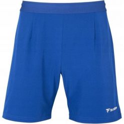 Spodenki tenisowe męskie Tecnifibre Stretch Short. Niebieskie szorty męskie TECNIFIBRE, bez wzorów, sportowe. Za 119.00 zł.