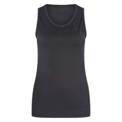 Damski tank top Euro-Star Enya. Czarne topy damskie EURO-STAR, bez wzorów, bez kołnierzyka. Za 255.00 zł.