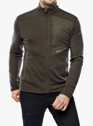 Bluza rozpinana męska Super.natural Adventure Track. Zielone bluzy z kapturem męskie Super.natural, m, z materiału. Za 499.39 zł.