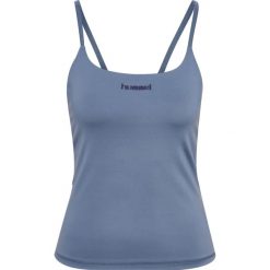 Biustonosz dla kobiet Hummel Prima Built In Support. Szare biustonosze sportowe damskie HUMMEL, bez wzorów, z materiału. Za 238.50 zł.