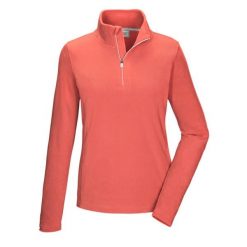 Bluza polarowa damska Killtec KSW 101 WMN FLC SHRT. Czerwone bluzy bez kaptura damskie KILLTEC, z polaru. Za 159.99 zł.