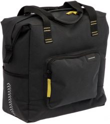 Torba rowerowa na zakupy „Tulum Camella”, czarna. Czarne torebki klasyczne damskie NEW LOOXS, bez wzorów, z materiału, bez dodatków. Za 358.49 zł.