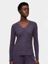 Triumph Koszulka piżamowa Mix&Match 10225031 Granatowy Regular Fit. Niebieskie koszule nocne damskie Triumph, bez wzorów, z syntetyku, bez ramiączek. Za 99.99 zł.