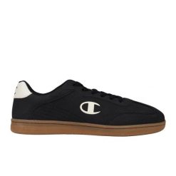 Buty Champion Prestige Ms Low Cut Shoe S22332 KK003 czarne. Czarne buty sportowe na co dzień męskie z gumy, bez zapięcia. Za 313.90 zł.