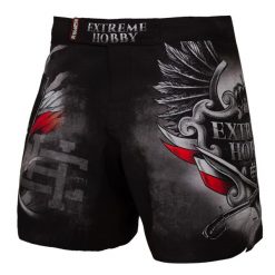 Spodenki Sportowe Męskie na trening i siłownię EXTREME HOBBY HUSARZ. Czarne szorty męskie EXTREME HOBBY, m, z elastanu, na fitness i siłownię. Za 229.00 zł.