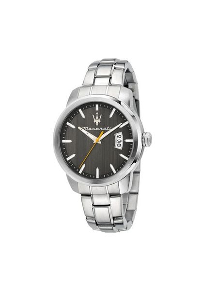 Maserati Zegarek Successo R8853121012 Srebrny. Szare, analogowe zegarki męskie maserati, srebrne. Za 619.99 zł.