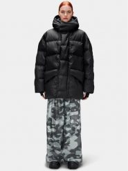 Rains Kurtka zimowa 15050 Czarny Regular Fit. Czarne kurtki damskie Rains, na zimę, xl, bez wzorów, z syntetyku, bez kaptura. Za 1,969.00 zł.