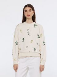 Scotch & Soda Bluza w kolorze kremowym rozmiar: M. Brązowe bluzy bez kaptura damskie Scotch & Soda, m. Za 152.98 zł.