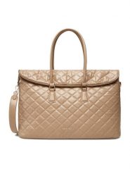 Nine West Torebka CEO-SOPHIA-LA374-4066 Beżowy. Brązowe torebki klasyczne damskie Nine West, bez wzorów, z materiału, bez dodatków. Za 299.99 zł.