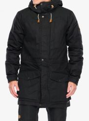 Kurtka ocieplana męska Fjallraven Singi Wool Padded Parka. Czarne parki męskie Fjällräven, na zimę, m, bez wzorów, z bawełny. Za 1,858.99 zł.