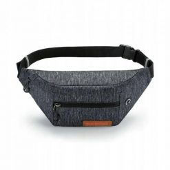 Sakwa, nerka saszetka torba na ramię, sportowa ROCKBROS (30170012001) H33 szary. Czarne torby męskie na ramię ROCKBROS, bez wzorów, z poliesteru, na ramię. Za 46.00 zł.