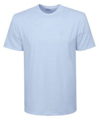 Koszulka Męska (T-Shirt) - Pako Jeans - Błękit, Dekolt U-Neck (Okrągły). Niebieskie t-shirty męskie Pako Jeans, l, bez wzorów, z bawełny, bez kołnierzyka. Za 65.00 zł.