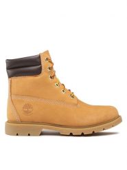 Timberland Trapery Linden Woods Wp 6 Inch TB0A161G2311 Brązowy. Brązowe trapery damskie Timberland, z nubiku, bez obcasa. Za 849.99 zł.