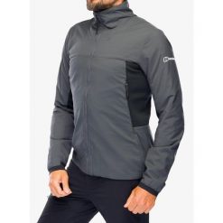 Kurtka polarowa męska Berghaus MTN Guide MW Hybrid Jacket. Szare kurtki męskie Berghaus, m, bez wzorów, z polaru, bez kaptura, narciarskie. Za 701.99 zł.