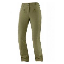 Damskie Spodnie Snowboardowe Edge. Zielone spodnie dresowe damskie Salomon, na lato, bez wzorów. Za 543.99 zł.