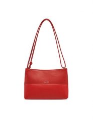 Calvin Klein Torebka Ck Mixmedia Convertible Sm Bag K60K613009 Czerwony. Czerwone torebki klasyczne damskie CALVIN KLEIN, bez wzorów, ze skóry, bez dodatków. Za 219.99 zł.
