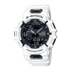 Zegarek męski Casio GBA-900-7AER, Quartz, 46mm, 20ATM. Białe, cyfrowe zegarki męskie Casio, szklane. Za 607.15 zł.