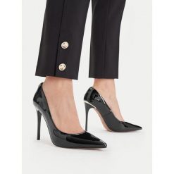 Szpilki Nine West. Czarne szpilki Nine West, bez wzorów, bez obcasa. Za 279.99 zł.