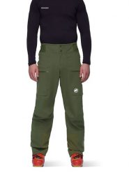 Mammut Spodnie narciarskie "Stoney HS" w kolorze khaki rozmiar: 52. Brązowe spodnie materiałowe męskie Mammut, bez wzorów, z syntetyku. Za 1,399.95 zł.