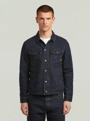 G-Star Kurtka dżinsowa w kolorze granatowym rozmiar: M. Niebieskie kurtki męskie G-Star, m, bez wzorów, z bawełny, retro, bez kaptura. Za 314.95 zł.