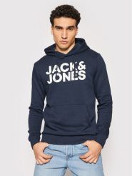 Jack & Jones Bluza Corp 12152840 Granatowy Blazer Fit. Niebieskie bluzy bez kaptura męskie Jack & Jones, l, z syntetyku. Za 159.99 zł.