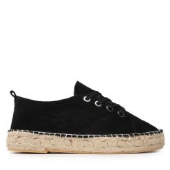 Espadryle Jenny Fairy. Czarne espadryle damskie Jenny Fairy, bez wzorów, bez obcasa. Za 119.99 zł.