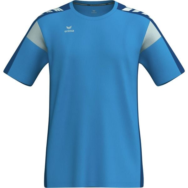Koszulka Erima Celebrate 125 Function Blue Junior. Niebieskie topy sportowe damskie Erima, bez wzorów, z materiału, bez ramiączek. Za 139.96 zł.