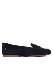 Tommy Hilfiger Mokasyny Th Flex FW0FW09507 Granatowy. Niebieskie mokasyny damskie Tommy Hilfiger, ze skóry. Za 529.99 zł.