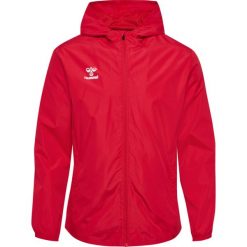 Kurtka sportowa z kapturem Hummel Essential AW Jacket. Czerwone kurtki treningowe męskie HUMMEL, m, bez wzorów. Za 150.00 zł.