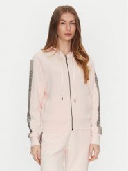 Guess Bluza W5RQ03 KBYE2 Różowy Regular Fit. Czerwone bluzy bez kaptura damskie Guess, xs, z syntetyku. Za 259.99 zł.