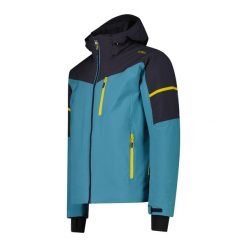 Kurtka narciarska męska CMP 35W0077/L812. Kurtki męskie CMP, l, bez wzorów, z materiału, bez kaptura, narciarskie. W wyprzedaży za 999.99 zł.