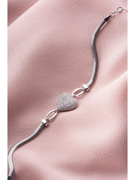 Lodie Silver Srebrna bransoletka z cyrkoniami rozmiar: onesize. Szare bransoletki damskie Lodie Silver, srebrne. Za 162.45 zł.