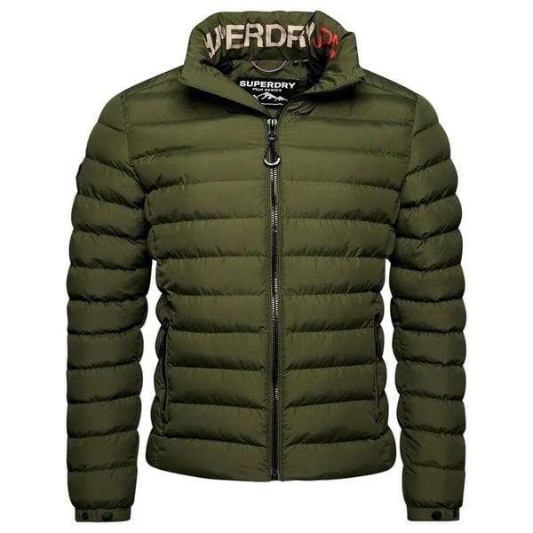 Kurtka puchowa Superdry Fuji. Zielone kurtki męskie Superdry., m, bez wzorów, z puchu, eleganckie, bez kaptura. Za 518.40 zł.