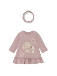 Mayoral Sukienka codzienna 2809 Różowy Regular Fit. Czerwone sukienki dziewczęce Mayoral, bez wzorów, z bawełny, bez ramiączek. Za 119.99 zł.
