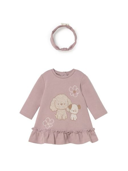 Mayoral Sukienka codzienna 2809 Różowy Regular Fit. Czerwone sukienki dziewczęce Mayoral, bez wzorów, z bawełny, bez ramiączek. Za 99.99 zł.