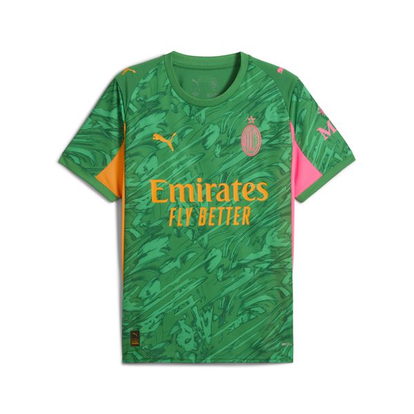 Męska koszulka bramkarska AC Milan 25/26 PUMA Archive Green Intense Orange. Brązowe t-shirty sportowe męskie Puma, m, z tkaniny, bez ramiączek, do piłki nożnej. Za 439.00 zł.