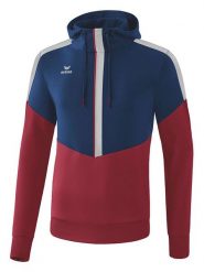 Erima Bluza "Squad" w kolorze granatowo-czerwonym rozmiar: M. Czerwone bluzy z kapturem męskie Erima, m. Za 83.42 zł.