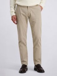 Pierre Cardin Spodnie chino w kolorze beżowym rozmiar: W36/L32. Brązowe spodnie materiałowe męskie Pierre Cardin, z aplikacjami. Za 189.95 zł.