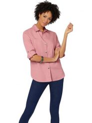 WITT WEIDEN Bluzka dżinsowa w kolorze jasnoróżowym rozmiar: 40. Różowe bluzki damskie WITT WEIDEN, bez wzorów, bez kołnierzyka, bez ramiączek. Za 69.58 zł.