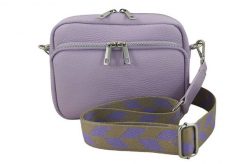 Listonoszka skórzana BARBERINI'S fioletowa 944-23. Fioletowe shopper bag damskie Barberinis, bez wzorów, ze skóry, bez dodatków. Za 239.99 zł.