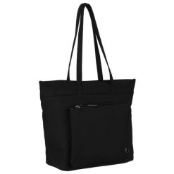 Shopperka damska Peterson PTN CSM-14 czarna. Czarne shopper bag damskie Peterson, bez wzorów, bez dodatków. Za 94.99 zł.