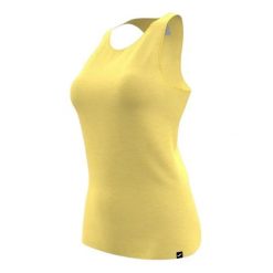 Tank top sportowy damski Joma Oasis. Żółte topy sportowe damskie Joma, s, bez wzorów, z bawełny, bez ramiączek. Za 86.50 zł.