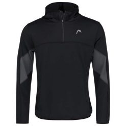 Bluza męska tenisowa Head Club 22 Tech Hoodie Men. Czarne bluzy bez kaptura męskie HEAD, m. Za 220.00 zł.
